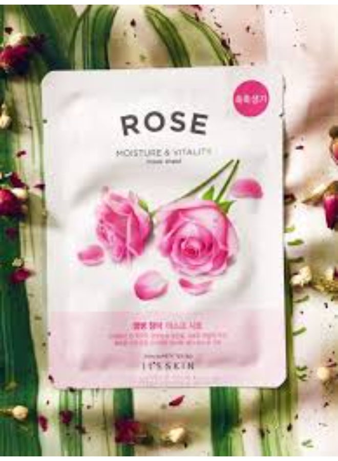 Its Skin It'S Skin The Fresh Moisture & Vitality Mask Sheet Rose 20g - Image 4